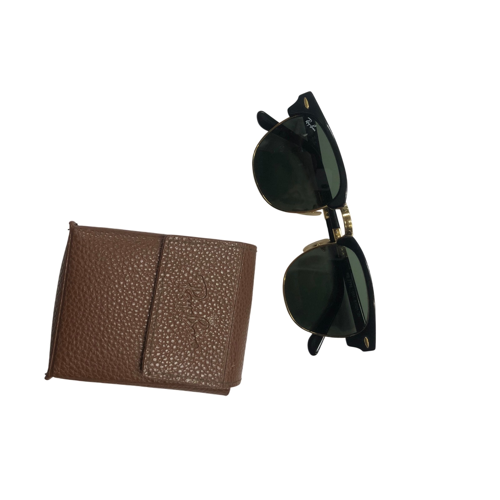 Ray-Ban Rb 2176 901 Clubmaster Folding Sunglasses